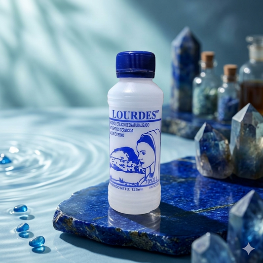 Alcohol Desnaturalizado 70° Lourdes 125mL - Caja Con 48 Piezas