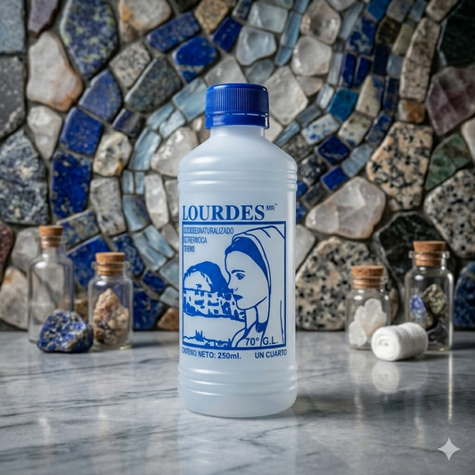 Alcohol Desnaturalizado 70° Lourdes 250mL - Caja Con 36 Piezas