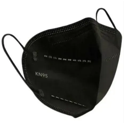 Cubrebocas KN95 Negro C/10 Piezas