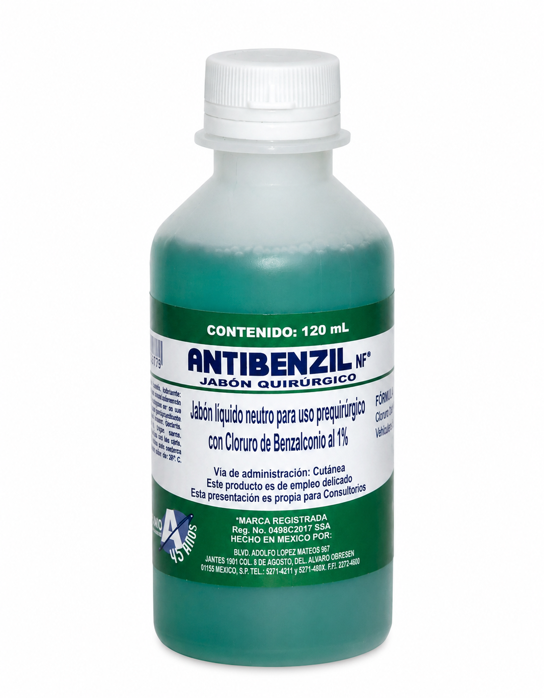 Jabón Quirúrgico Antibenzil Altamirano 120mL