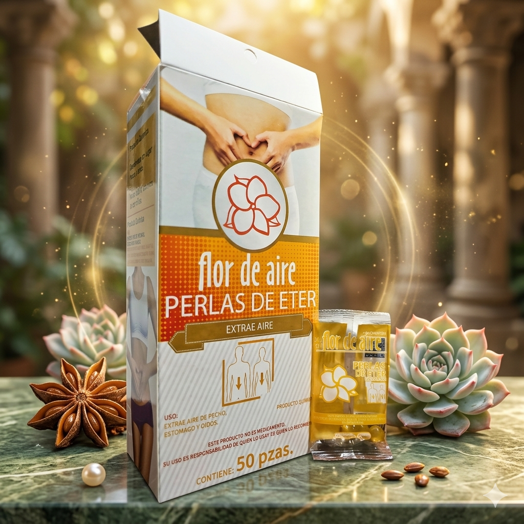 Perlas De Ether Paquete Con 50 Sobres Marca FLOR DE AIRE
