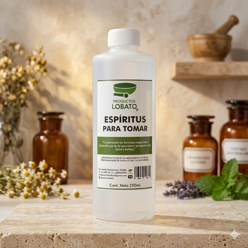 Espíritus Para Tomar 250mL Marca LOBATO
