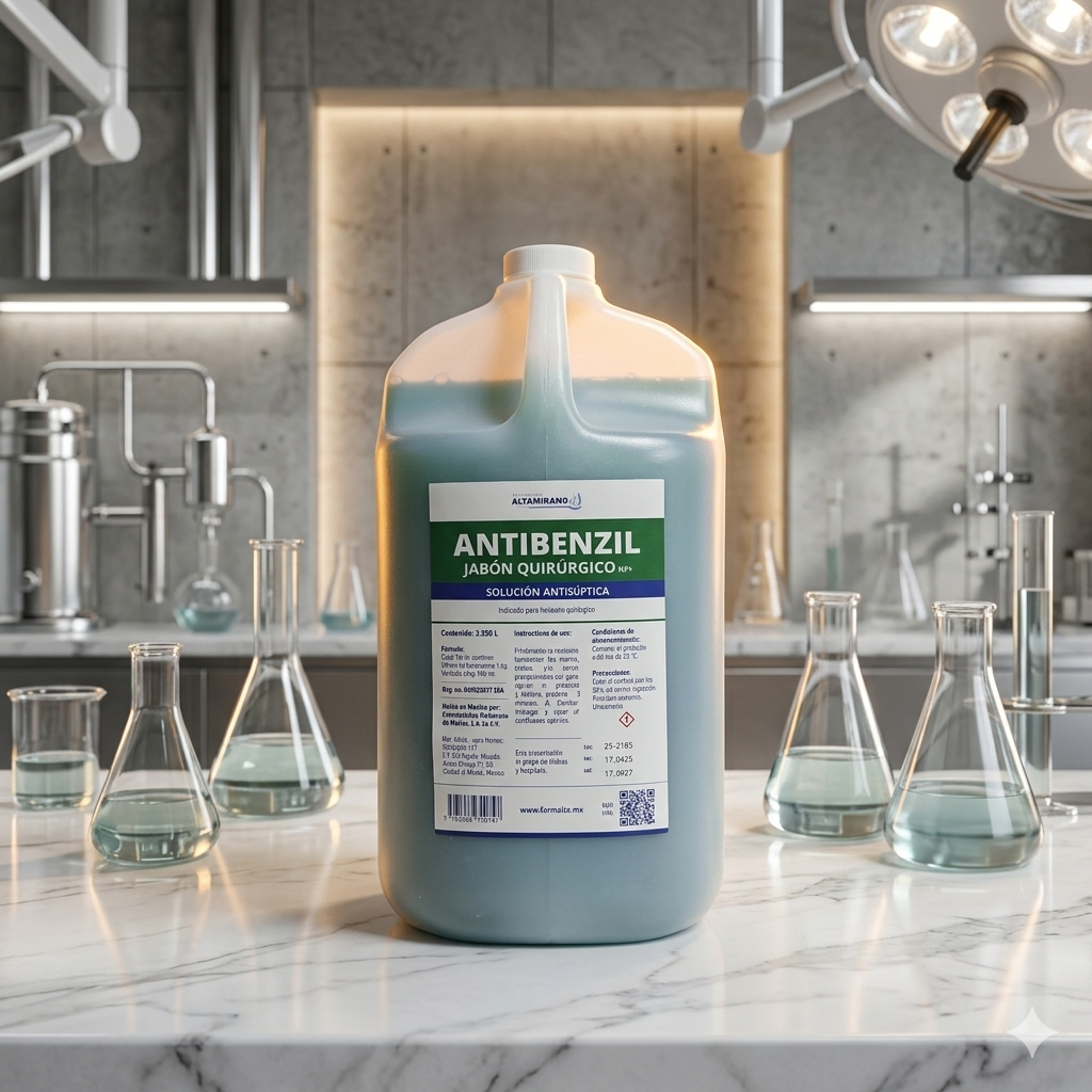 Jabón Quirúrgico Antibenzil Altamirano Galón (3.85L)