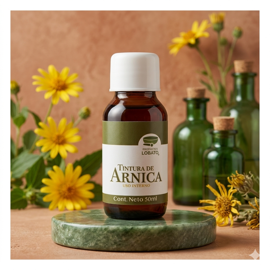 Árnica Para Tomar 50mL Marca LOBATO Paquete con 25 Piezas