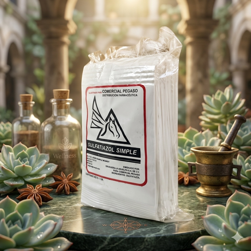 Sulfatiazol Polvo Paquete Con 50 Sobres Marca PEGASO