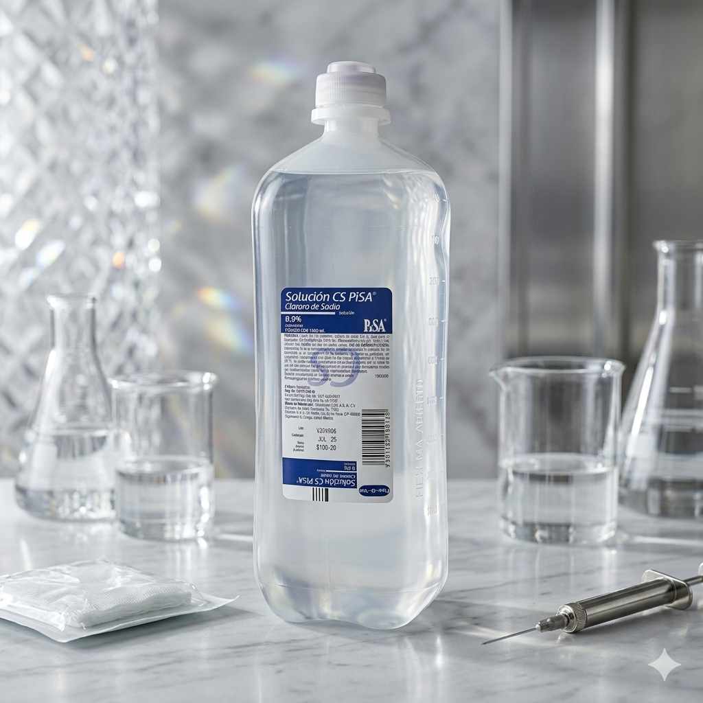 Cloruro De Sodio 1000mL PISA Solución