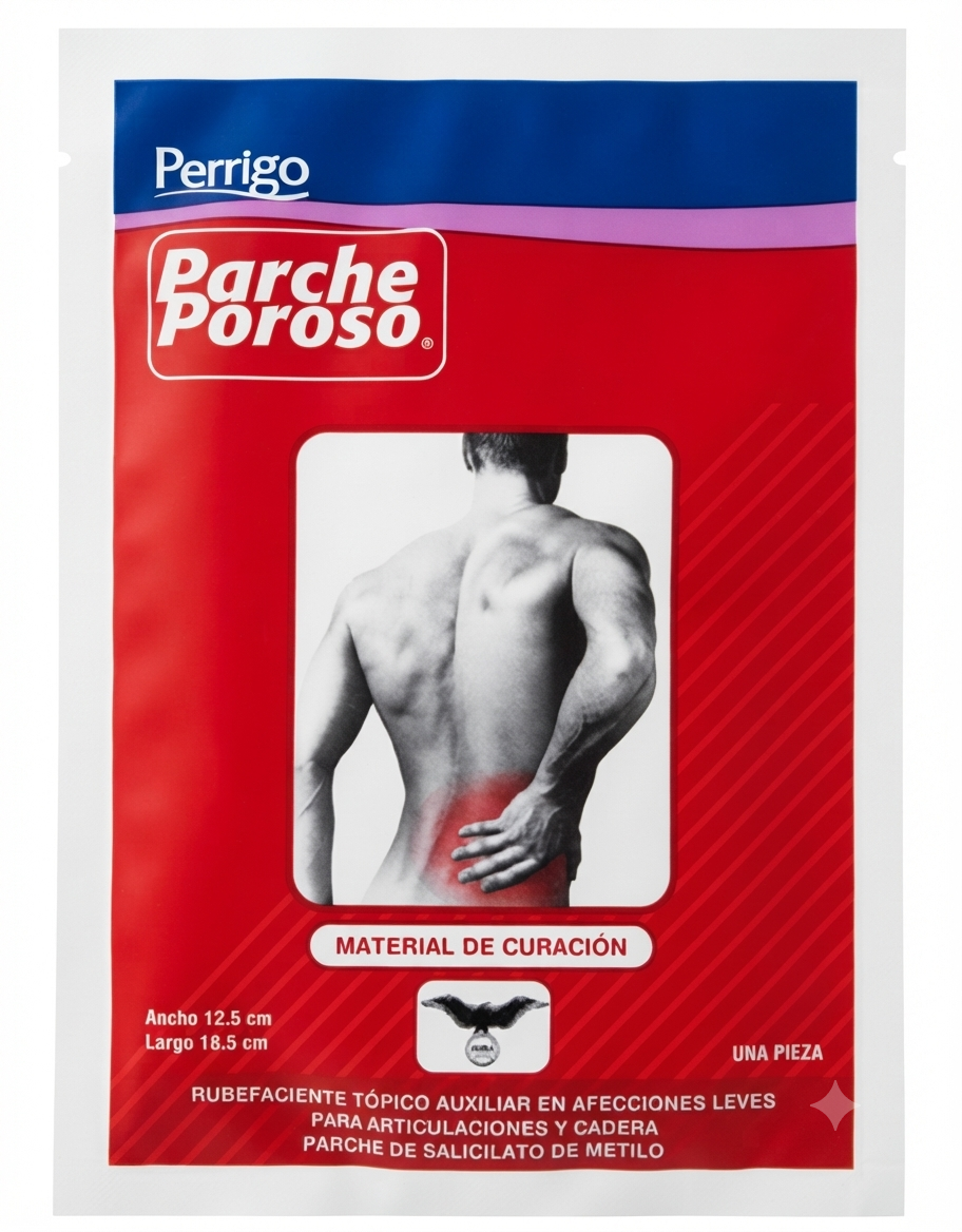 Parche Poroso Rojo Quifa Pieza