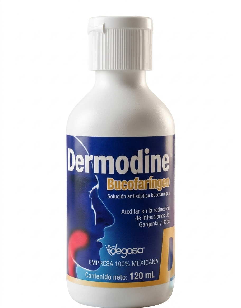 Dermodine Bucofaríngeo 120mL Degasa