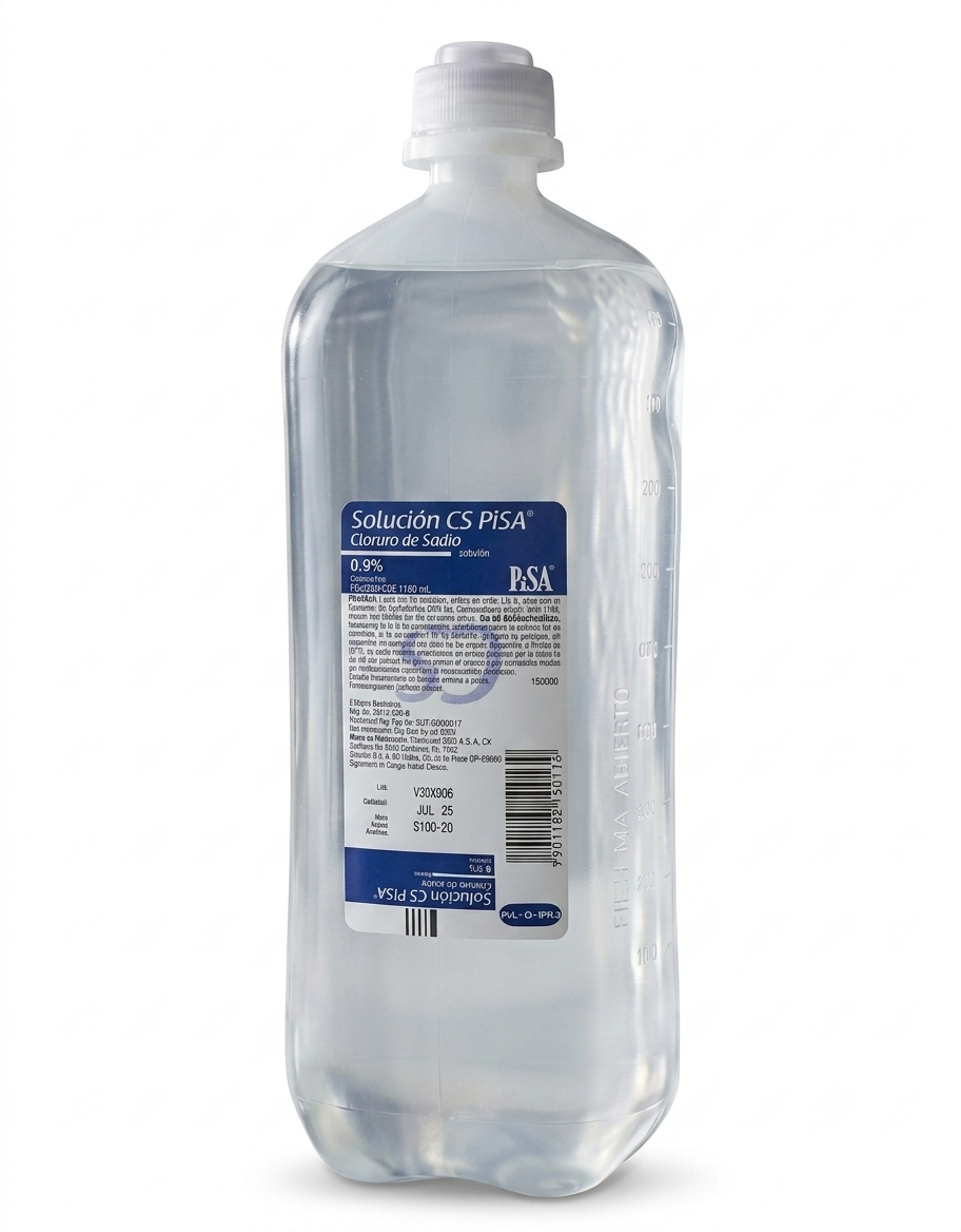 Cloruro De Sodio 1000mL PISA Solución