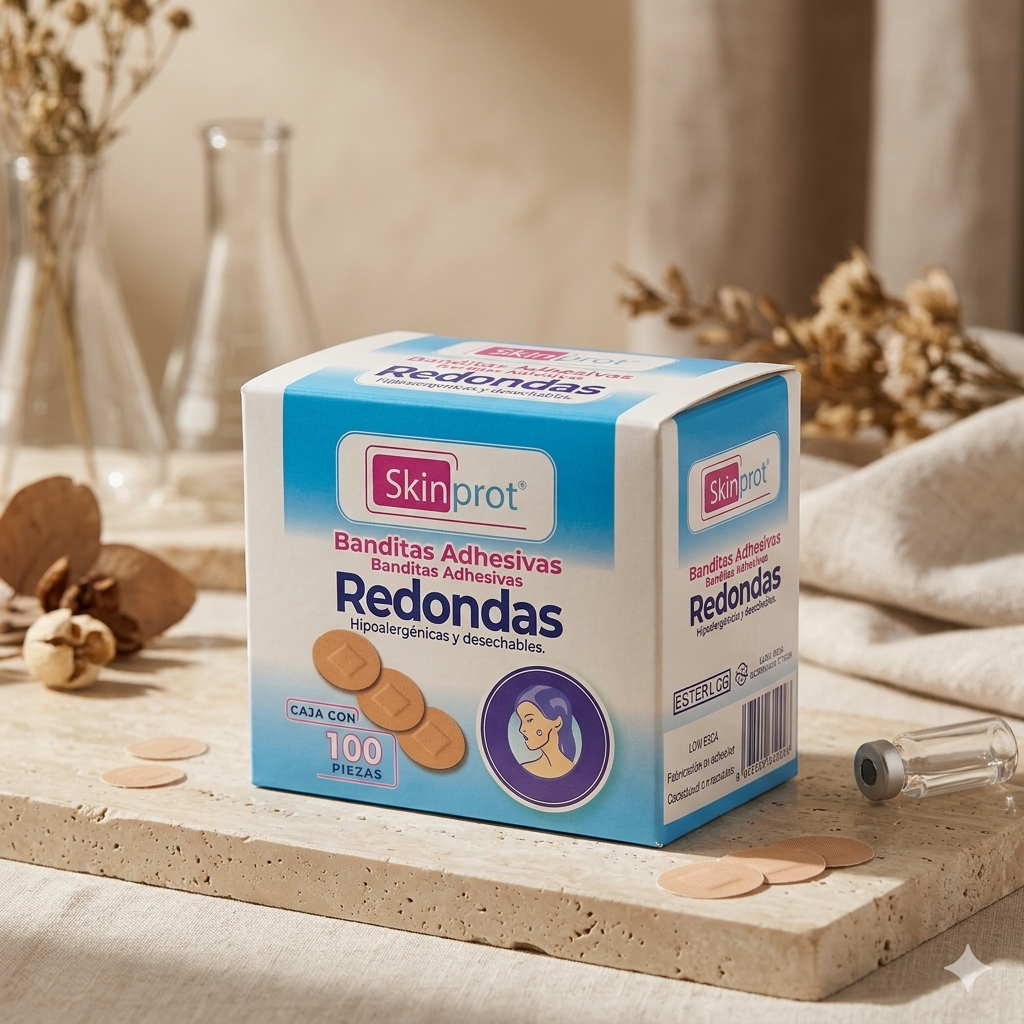 Curitas Adhesivas Redonadas C/100 Piezas