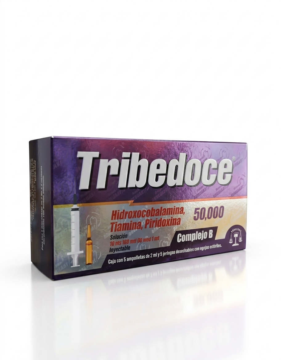 Tribedoce 50,000 Morado Inyectable