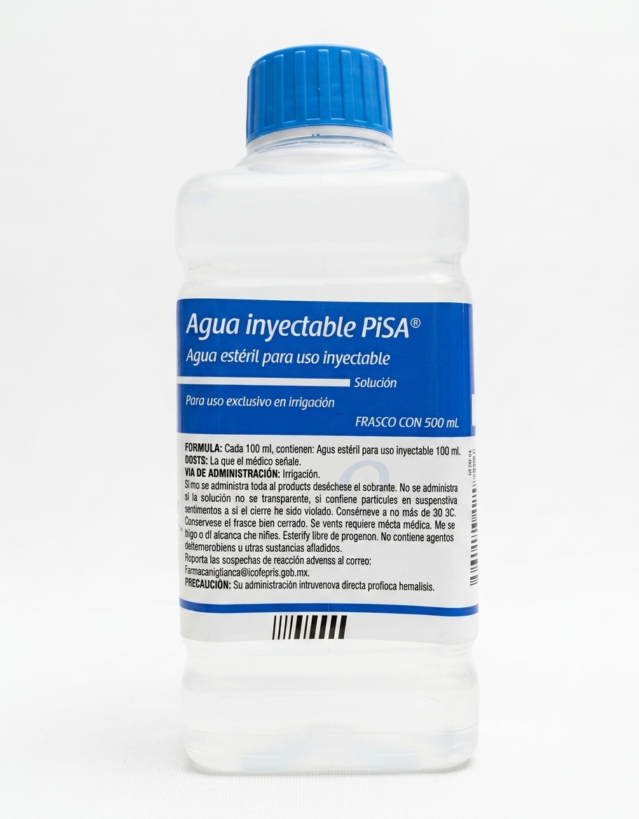 Agua Para Irrigación PISA 500 ml