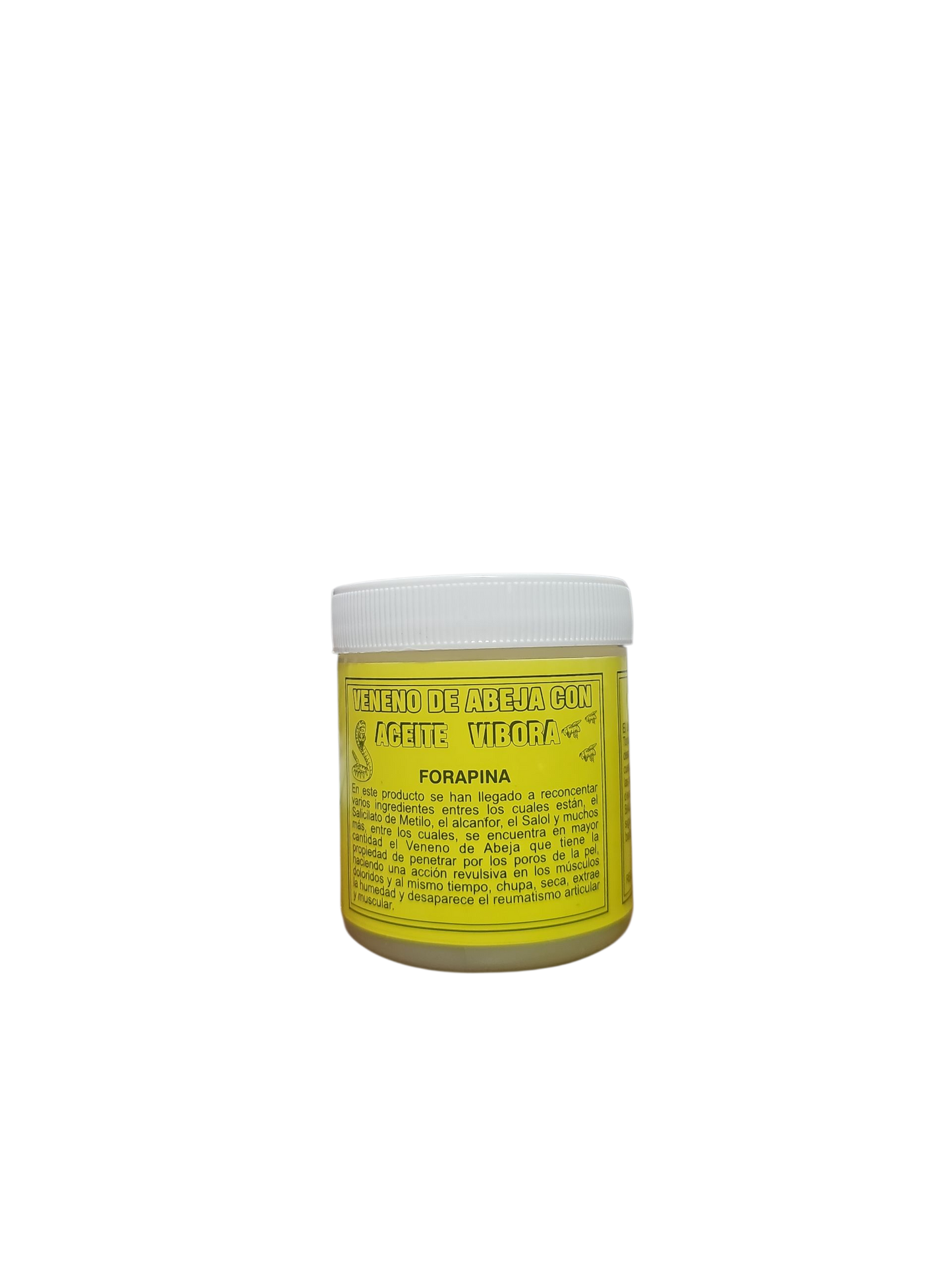 Pomada De Veneno De Abeja Con Aceite De Vibora 100 Gramos - Pieza