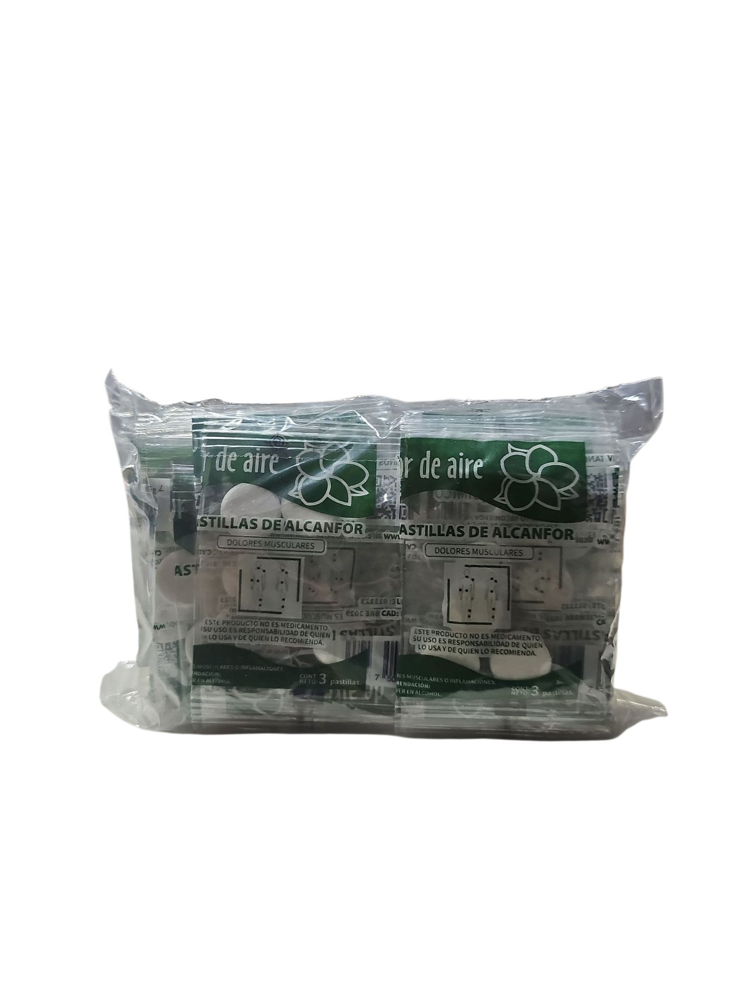 Alcanfor Tabletas Paquete Con 50 Sobres