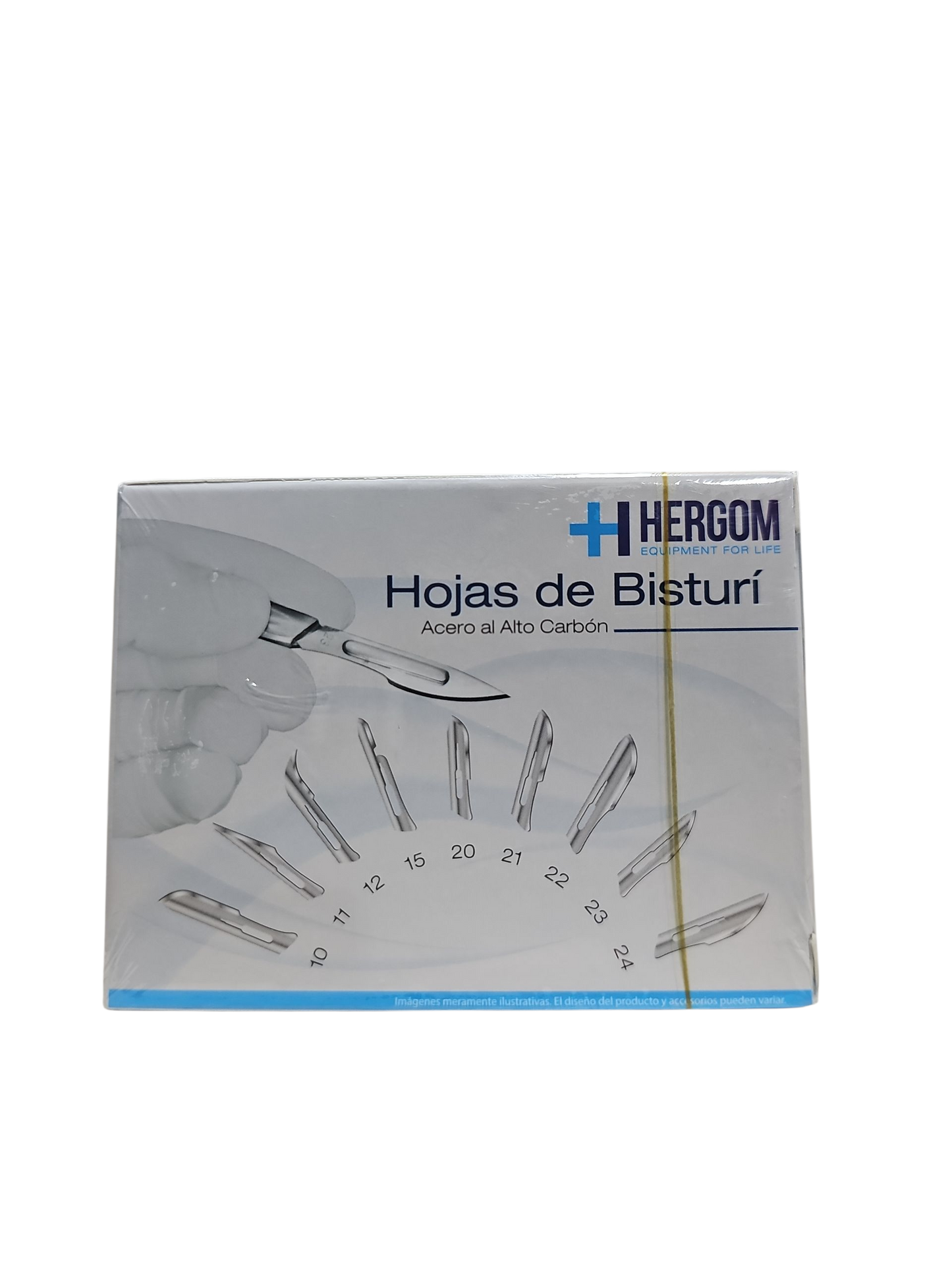 Navaja/Hoja Para Bisturi #21 Hergom C/100 Unidades