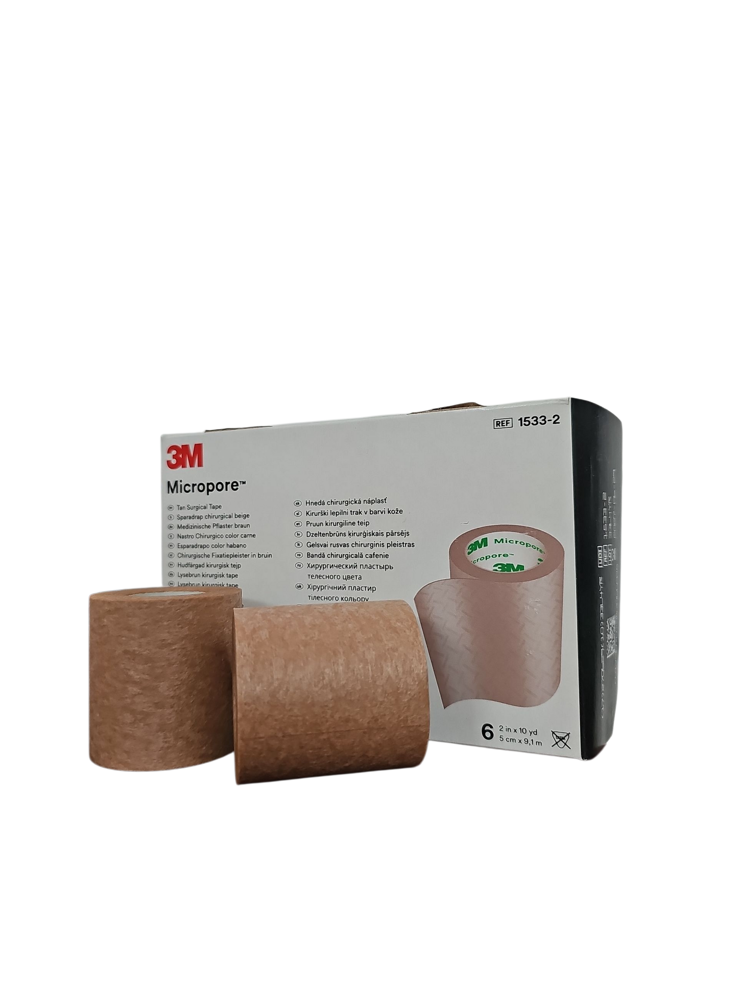Cinta Micropore 3M 2'' Piel Caja C/6 Unidades