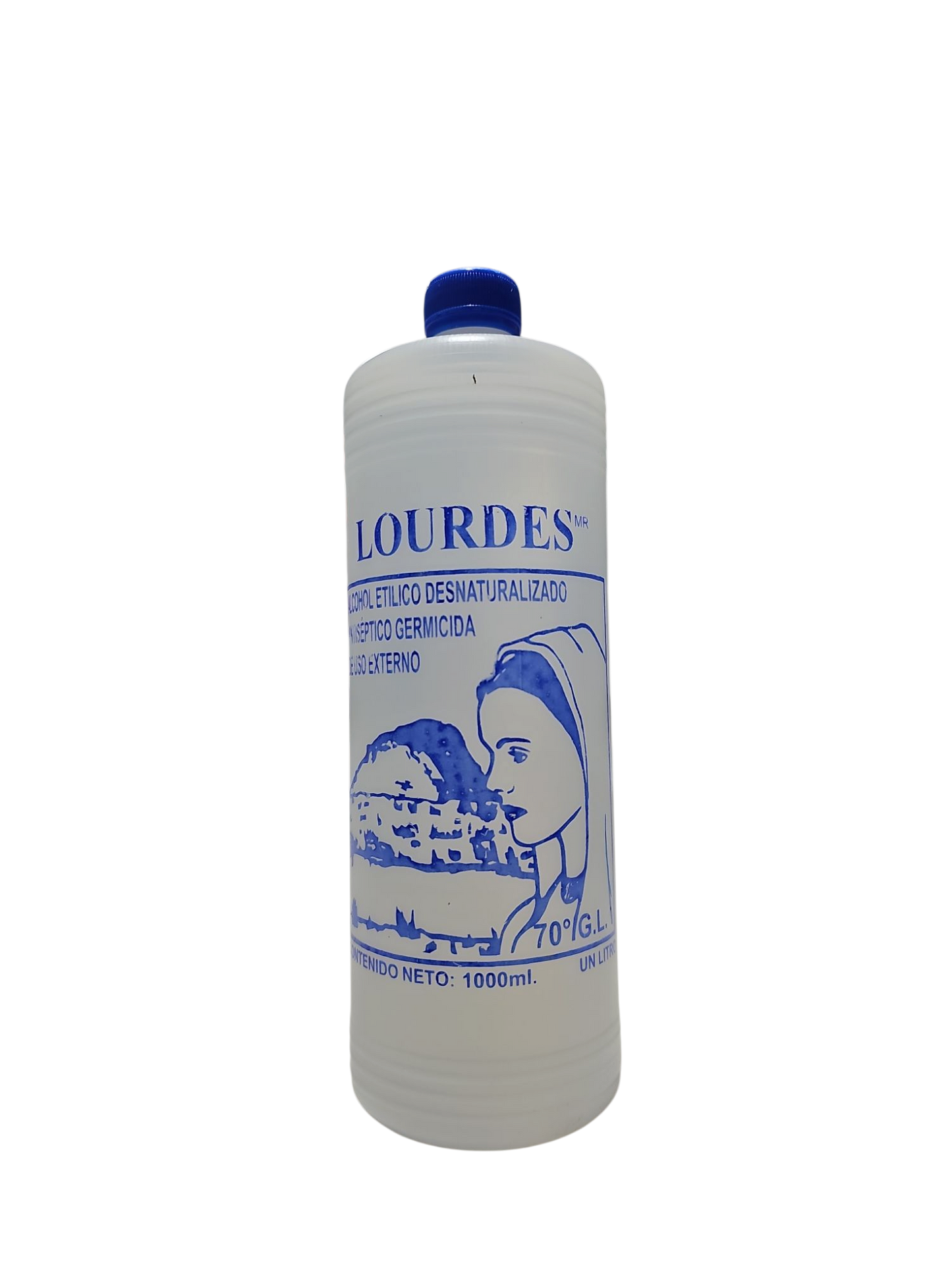 Alcohol Desnaturalizado 70° Lourdes 1 Litro - Pieza