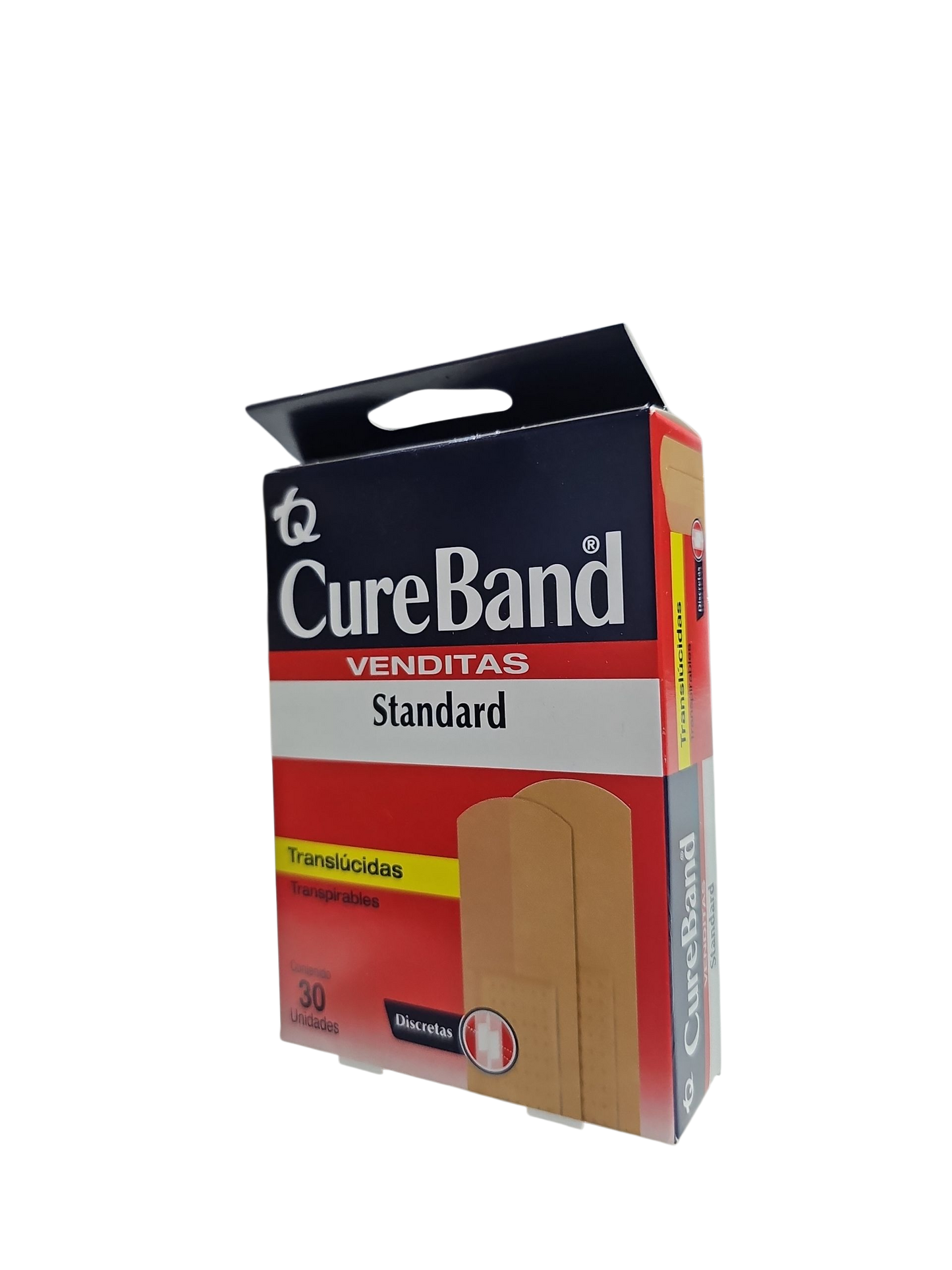 Curitas Adhesivas Translucidas CUREBAND C/30 Piezas
