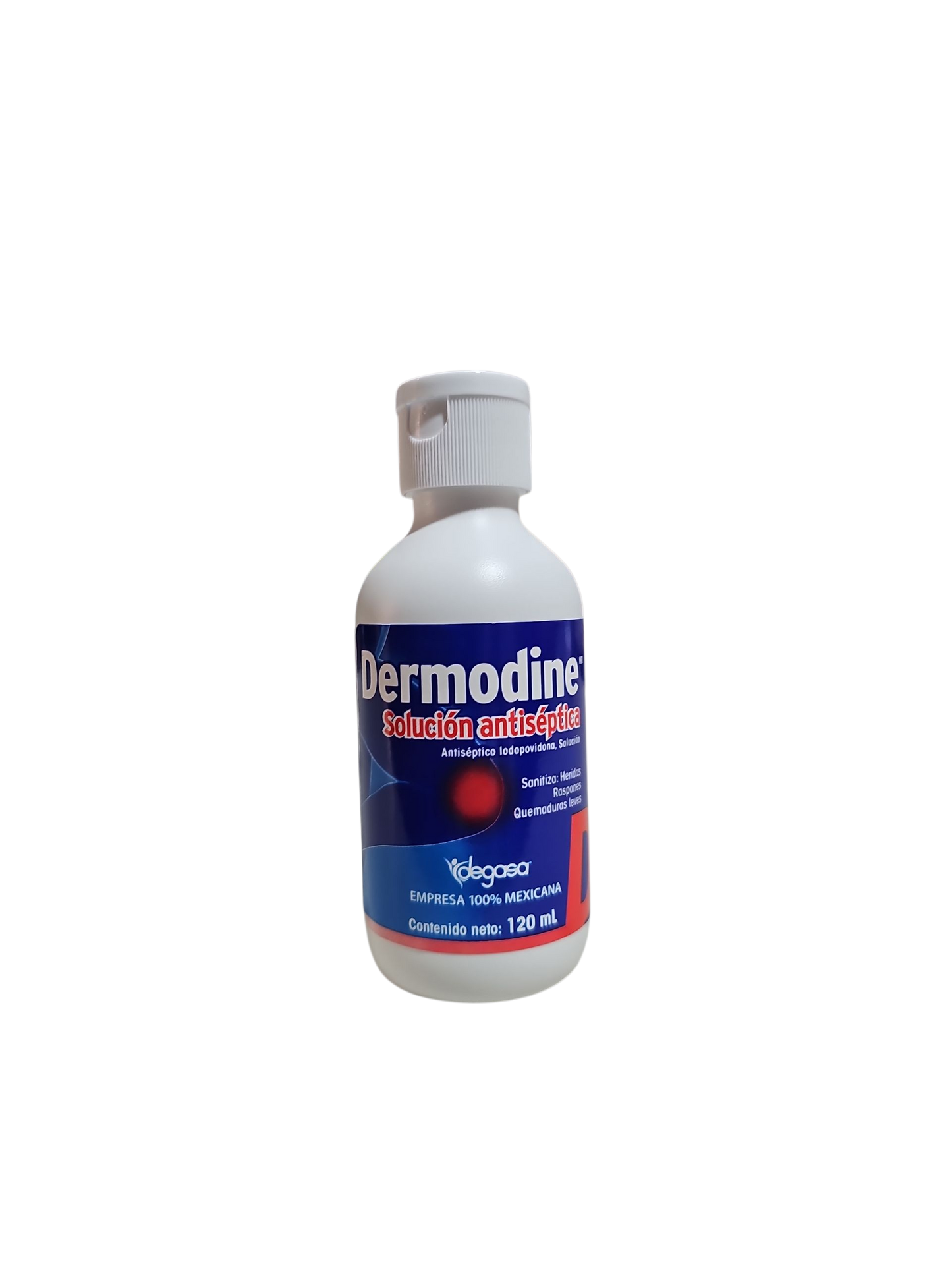 Dermodine Solución Antiséptica 120mL Degasa