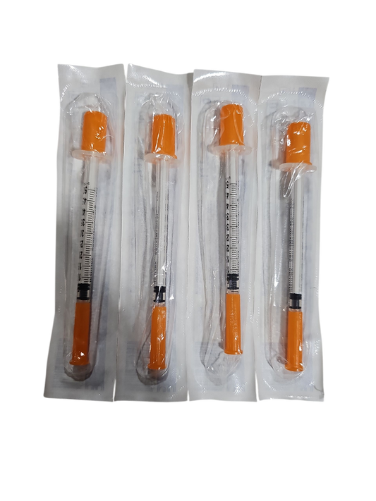 Jeringa Para Insulina 0.5mL Caja Con 100 Piezas SENSI MEDICAL
