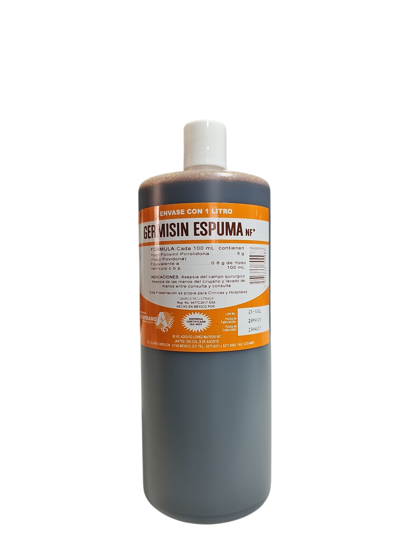 Germisin Espuma Altamirano 1 Litro