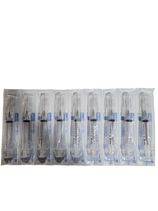 Jeringa Nipro 10mL Negra Caja Con 100 Piezas