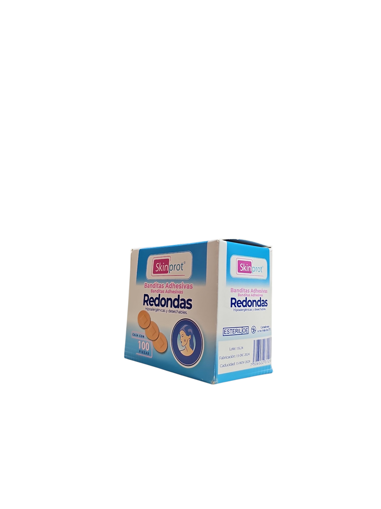 Curitas Adhesivas Redonadas C/100 Piezas
