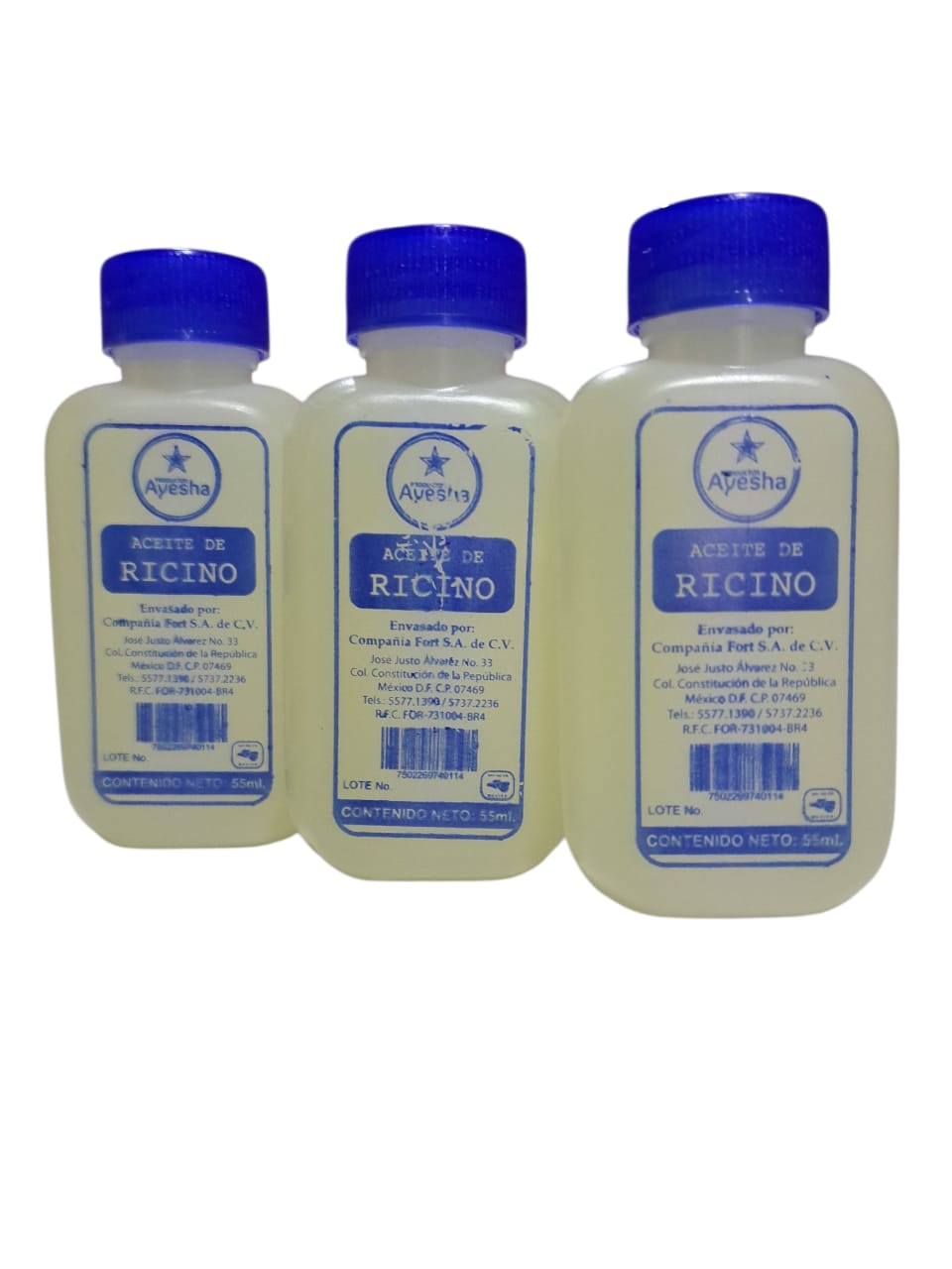 Aceite De Ricino 50mL Pieza