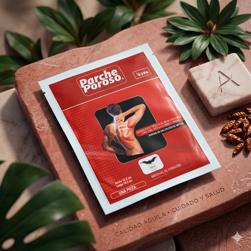 Parche Poroso Rojo Quifa Pieza