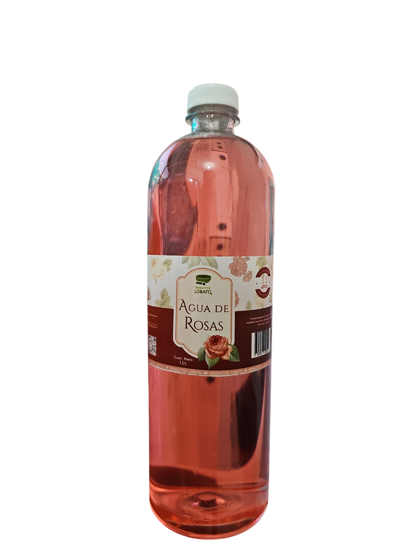 Agua De Rosas 1 Litro LOBATO