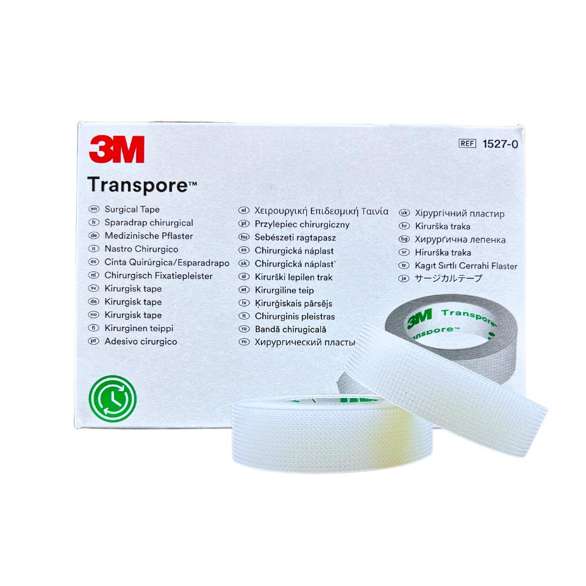 Cinta Transpore 3M 1/2'' - C/24 Unidades