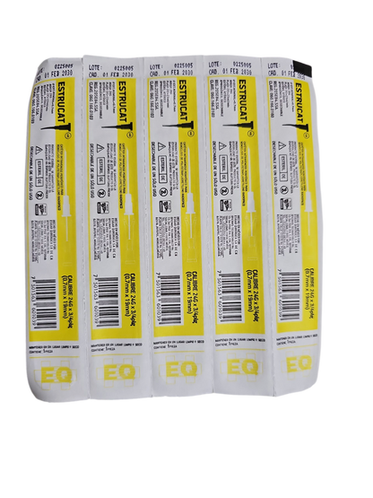 Catéter Punzocat #24 Amarillo ESTRUCAT - C/50 Unidades