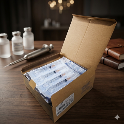 Jeringa Nipro 3mL Naranja Caja Con 100 Piezas