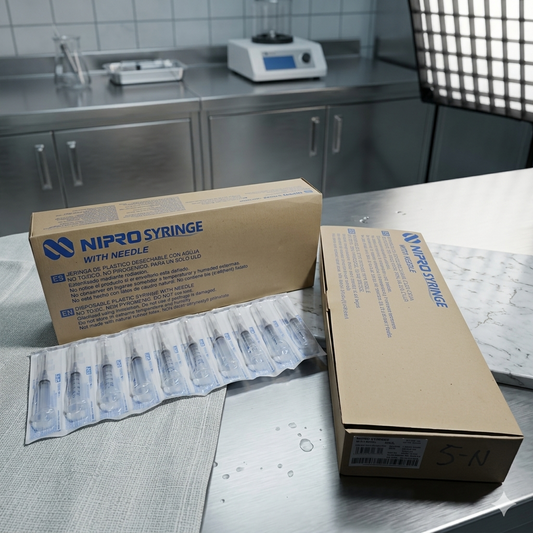 Jeringa Nipro 5mL Negra Caja Con 100 Piezas