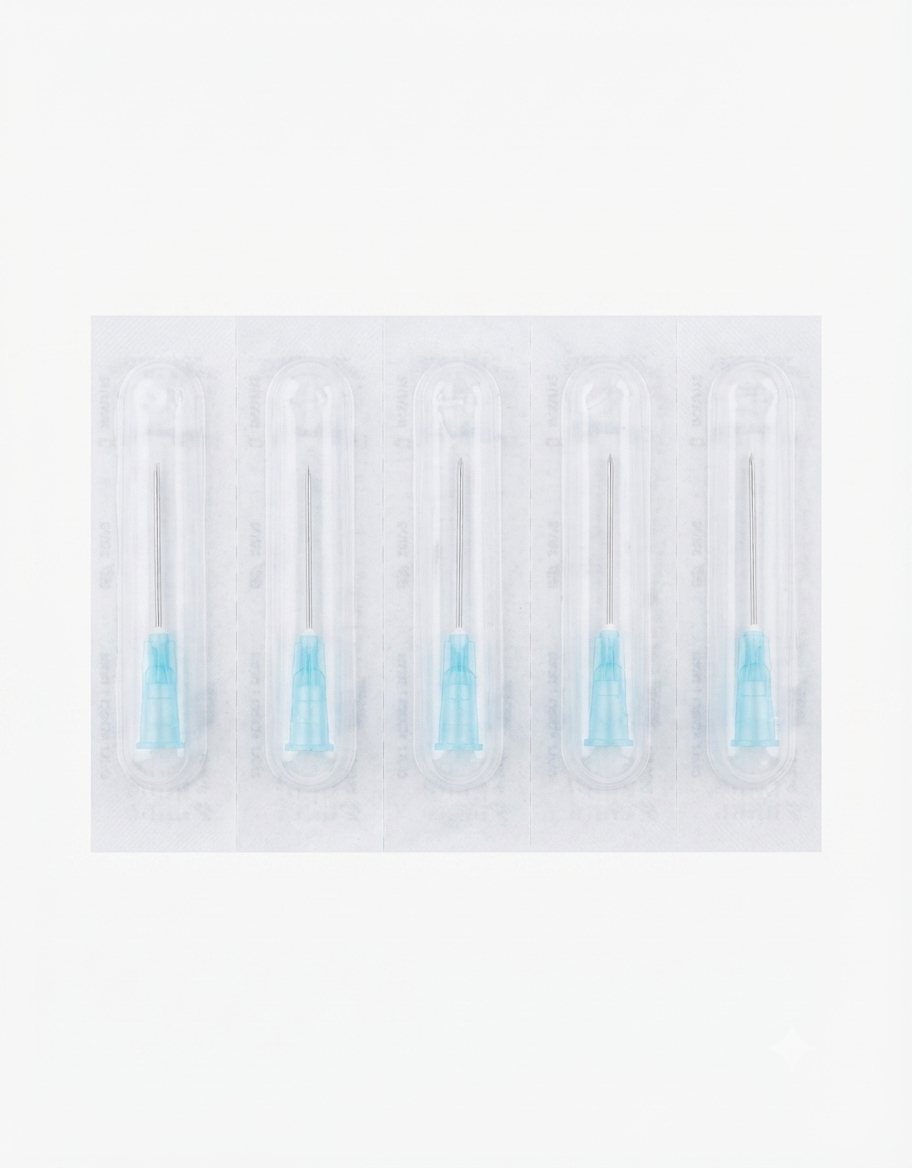 Aguja Hipodérmica Azul 23G x 25mm Nipro Caja C/100