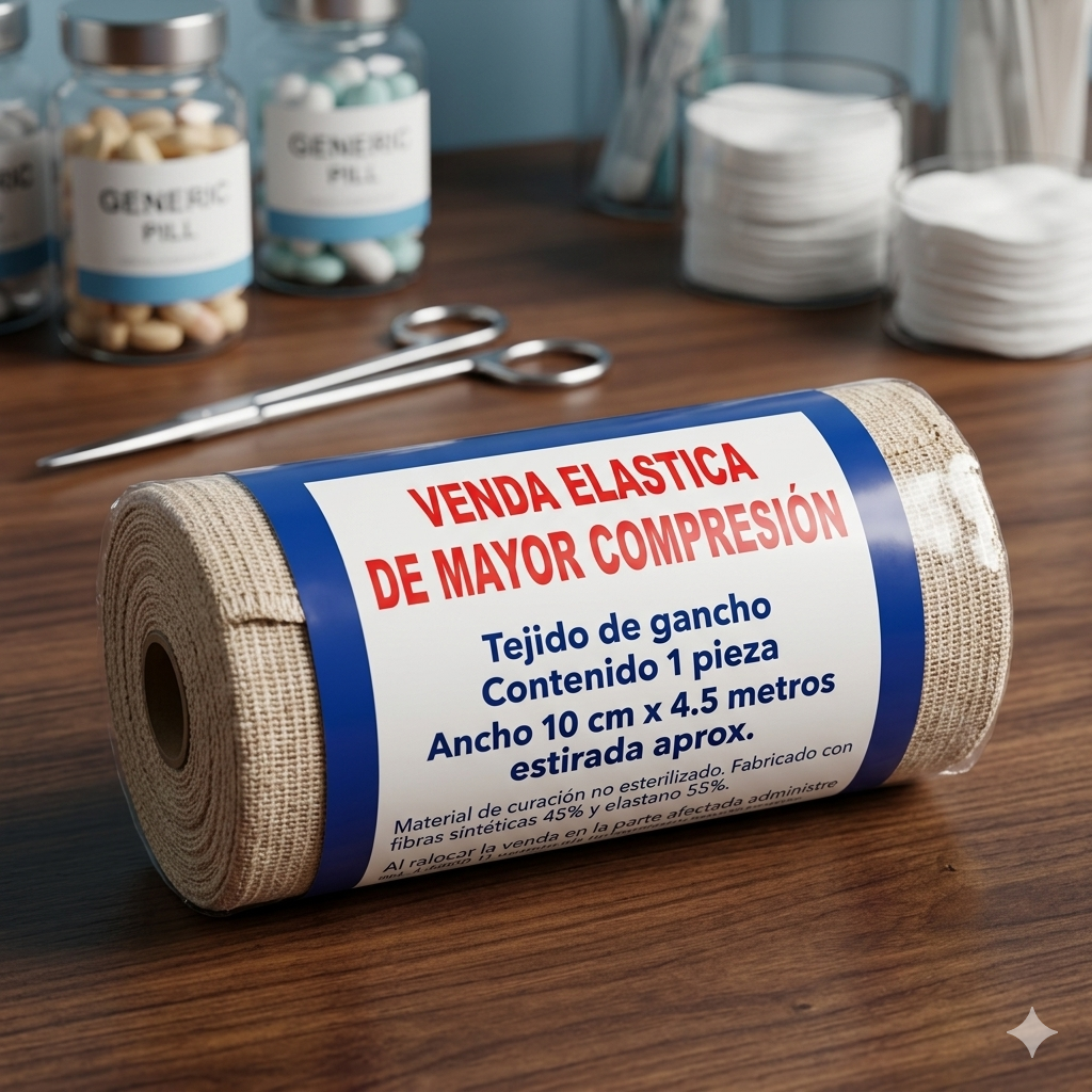 Venda Elástica Para Compresión 10cm Marca SELECTA
