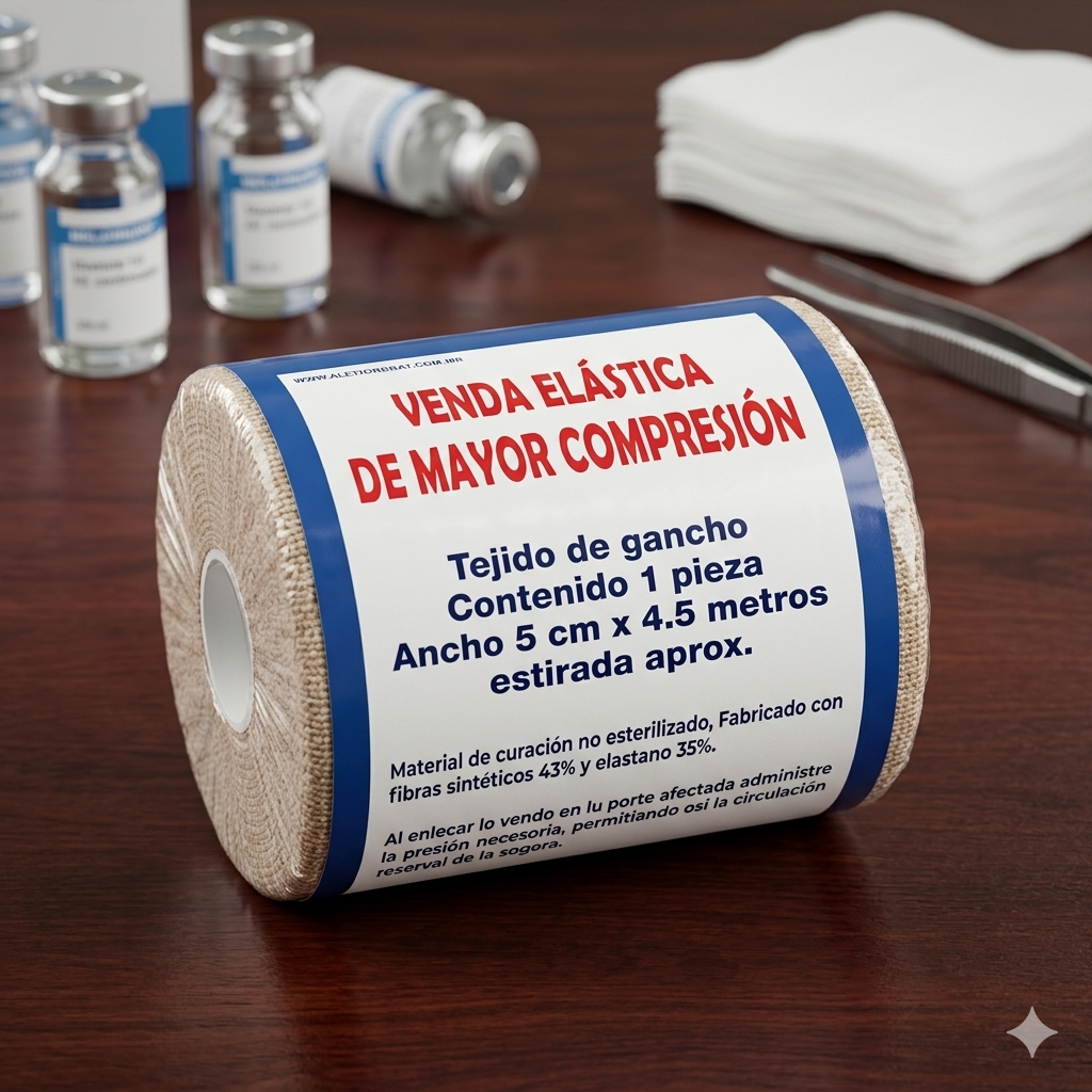Venda Elástica Para Compresión 5cm Marca SELECTA