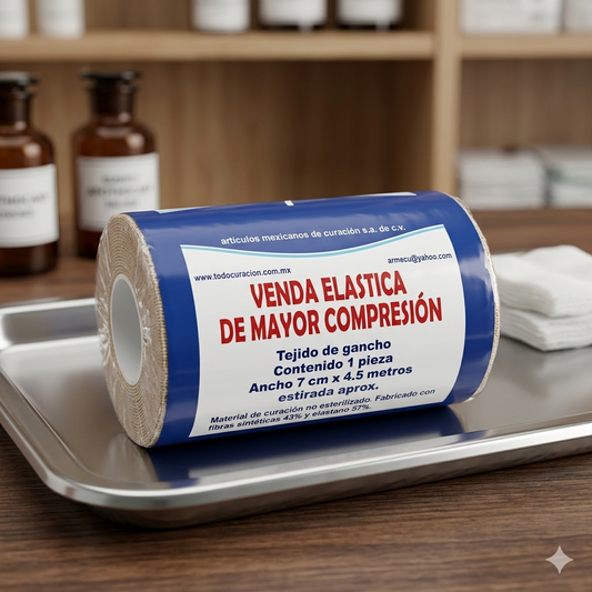 Venda Elástica Para Compresión 7cm Marca SELECTA