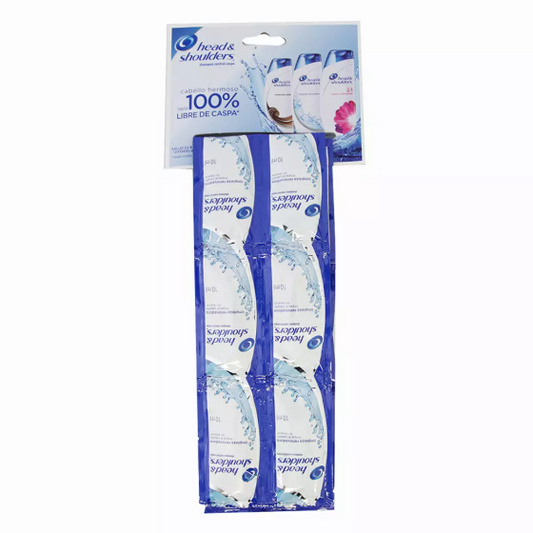 Shampoo HEAD & SHOULDERS Exhibidor - 24 piezas