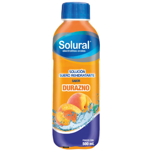 Solural Sabor Durazno Caja - 12 piezas (500ml)