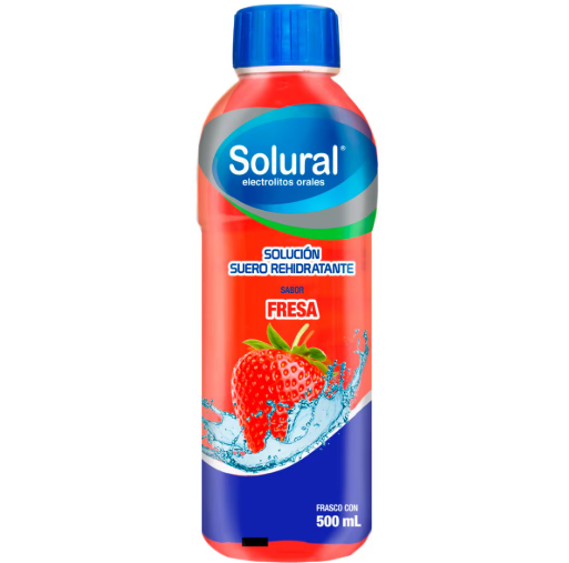 Solural Sabor Fresa Caja - 12 piezas (500ml)
