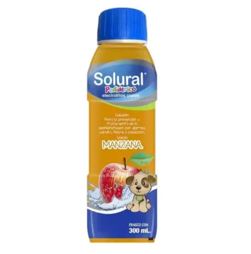 Solural Pediátrico Sabor Manzana Caja - 12 piezas (300ml)