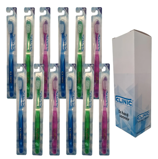 Cepillo Dental Adulto Clinic- 12 piezas