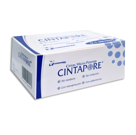 Cinta Microporosa Cintapore 1'' Blanco - C/12 Unidades