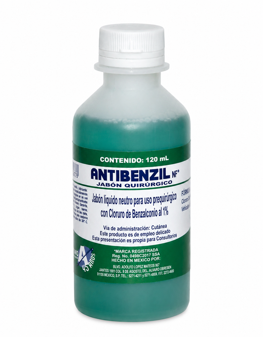 Jabón Quirúrgico Antibenzil Altamirano 120mL