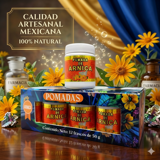 Pomada De Arnica 40 Gramos Paquete Con 12 Piezas