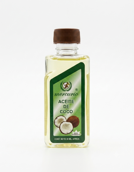 Aceite De Coco 50mL Marca Mercurio