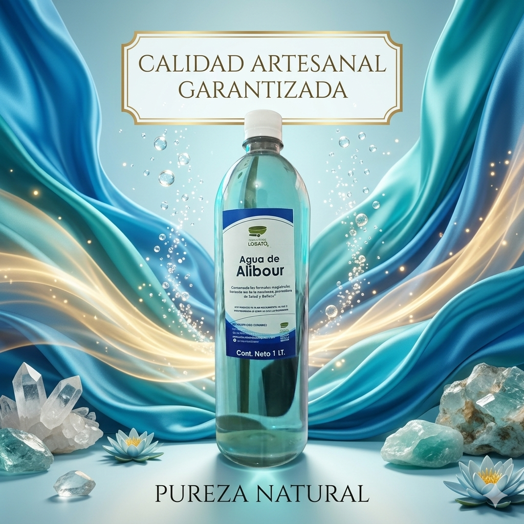 Agua De Alibour 1 Litro Marca LOBATO