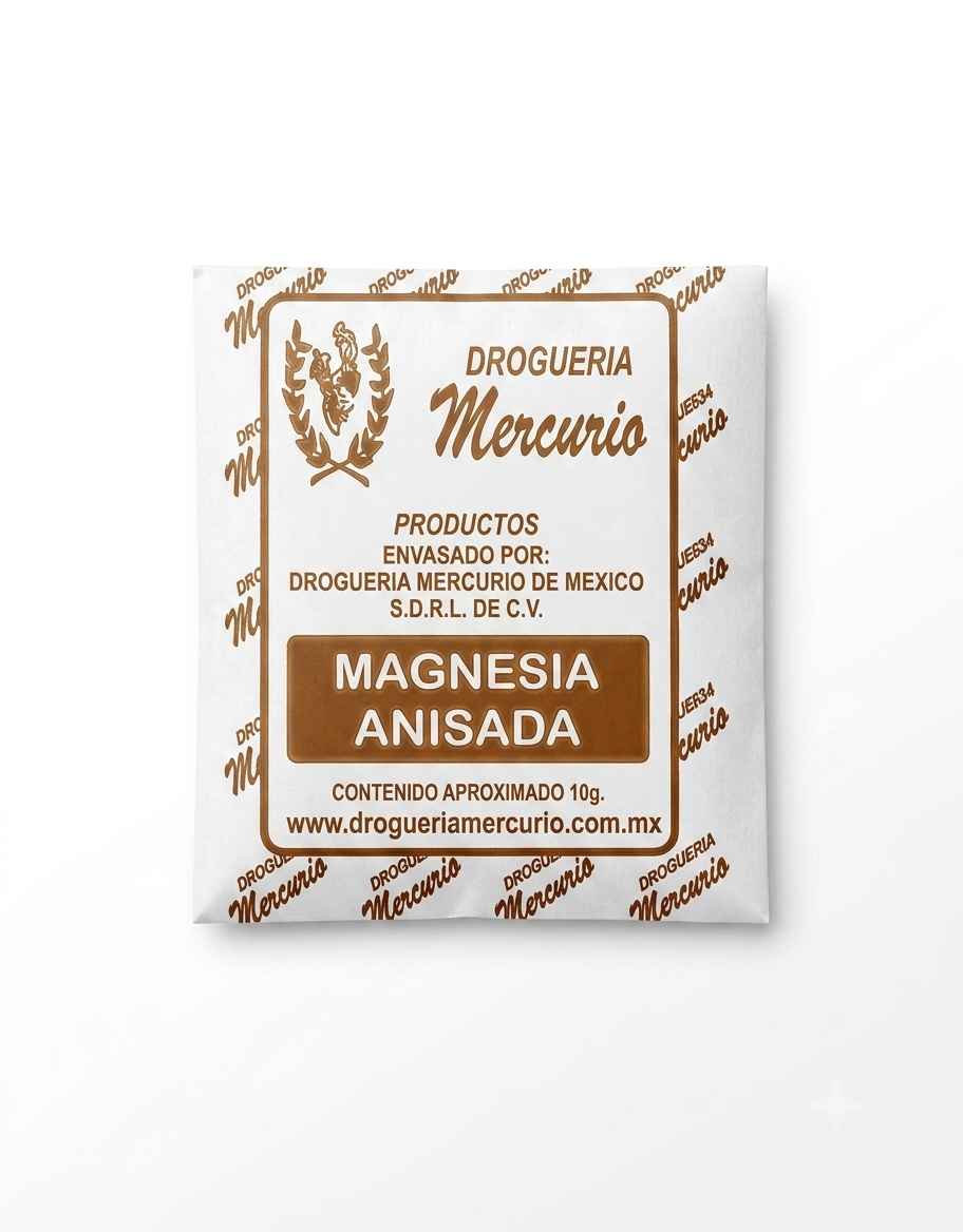 Magnesia Anisada Con 50 Sobres Marca MERCURIO