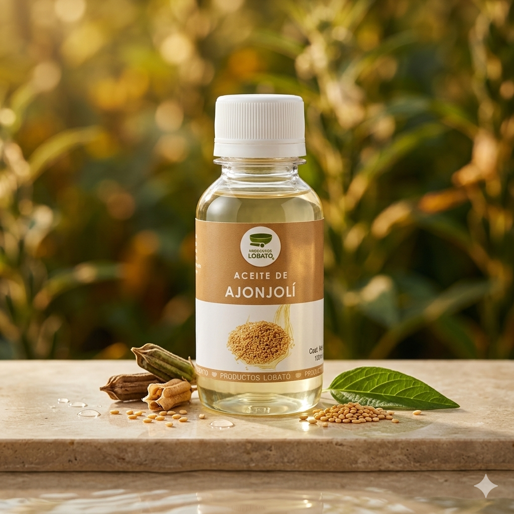 Aceite De Ajonjolí 50mL Marca LOBATO Paquete Con 25 Piezas